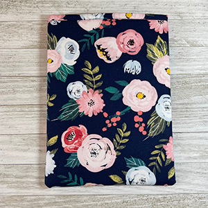 Floral book sleeve by Dreaming of Celie (photo: Dreaming of Celie)