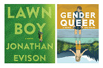Covers of Lawn Boy and Gender Queer