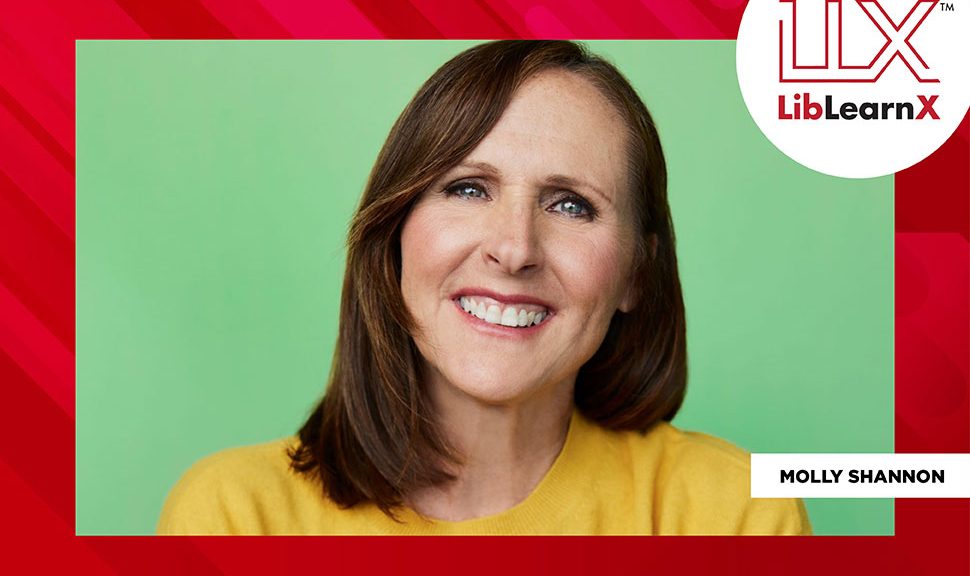 Photo of actor and comedian Molly Shannon, who spoke at LibLearnX.