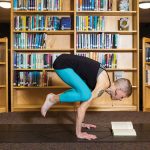 Yoga in the library