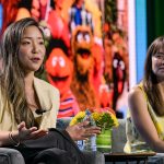 Jane Park (left) and Christina Soontornvat appear as part of the American Library Association (ALA) President's Program at ALA's Annual Conference and Exhibition in Washington, D.C., on June 26. Photo: EPNAC