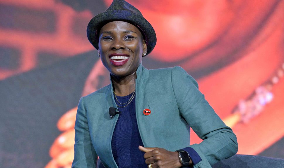 Luvvie Ajayi Jones appears as Closing Speaker at the American Library Association's 2022 Annual Conference and Exhibition in Washington, D.C., on June 28.