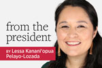 ALA President Lessa Kananiʻopua Pelayo-Lozada