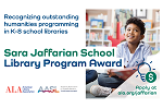 Logo for the Sara Jaffarian School Library Program Award