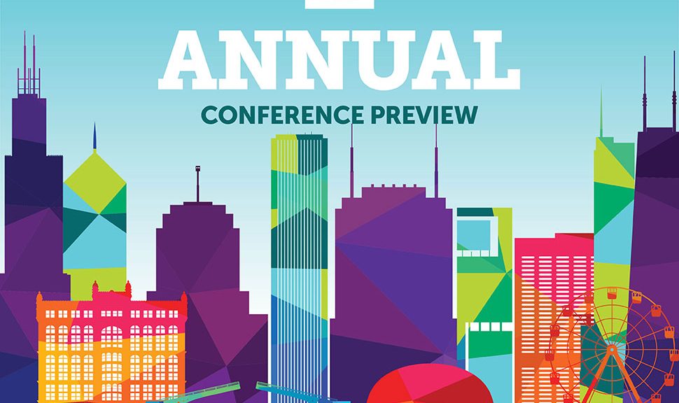 A graphic of Chicago with text reading "2023 Annual Conference Preview."