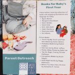 Baby caps and new parent resources for patrons