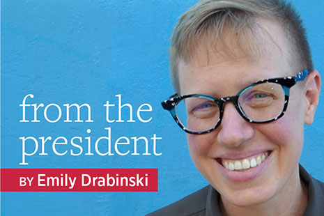 Photo of ALA President Emily Drabinski