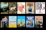 Montage of the National Book Award longlist for Young People's Literature