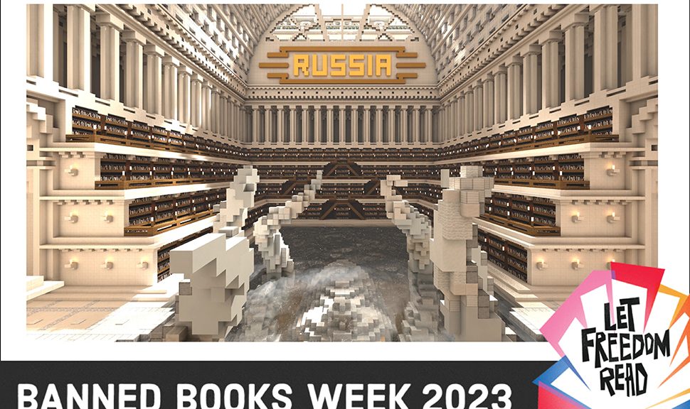 Banned Books Week 2023: Let Freedom Read, featuring the Uncensored Library in Minecraft