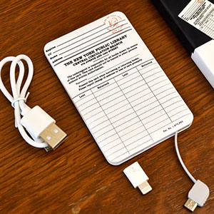 Library Card power bank