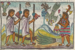 Mexica merchants acquiring quetzal feathers