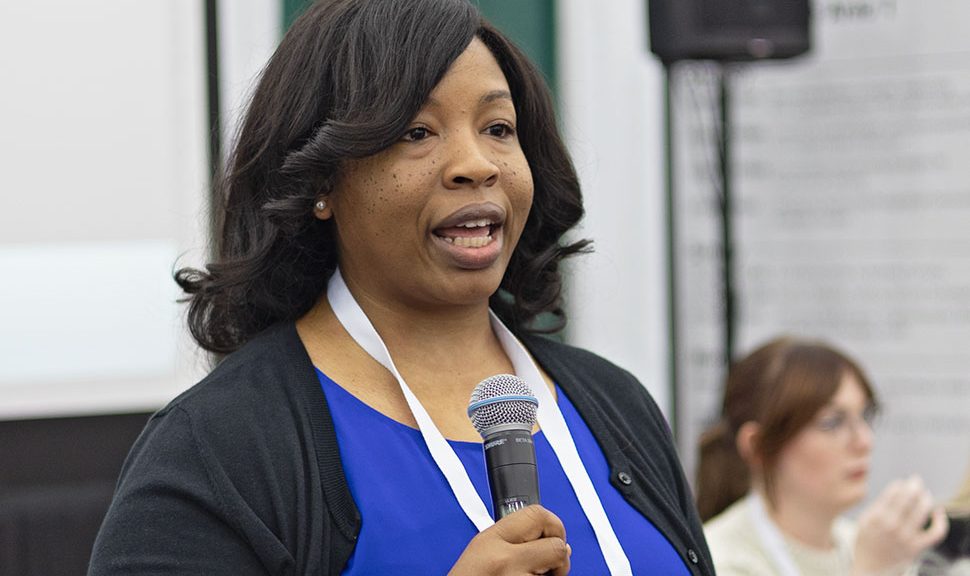 Rebecca Stallworth, assistant professor in the School of Library and Information Science at Simmons University in Boston, co-presents “Beyond the Bachelor’s Degree: Supporting First-Generation Students Through Graduate School” January 20 at the 2024 LibLearnX Conference in Baltimore