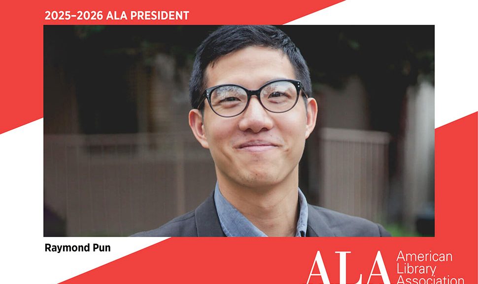 Headshot of Ray Pun with the text 2025-2026 ALA President and the ALA logo