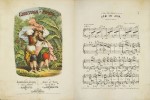 A photo of a piece of sheet music from University of Michigan's collection of Thomas Edison's sheet music.