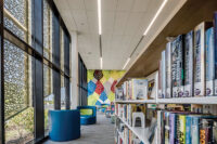 Interior of Indianapolis Public Library's West Perry branch