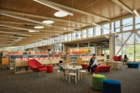 Interior of Contra Costa County Library's Pleasant Hill branch