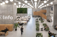 Interior of D. B. Weldon Library at Western University in London, Ontario