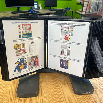 A catalog of the Burlingame (Kans.) Community Library’s loanable items for patrons with disabilities, purchased with Libraries Transforming Communities grant funding.