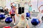 Cardio Drumming class at Anne Arundel County Public Library