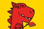 Logo of T-Rex, the University of Calgary Library chatbot logo