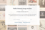 Public Domain Archive search page