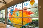 Libraries Lift Us Up mural at Livingston Parish Library