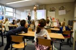 School classroom with students