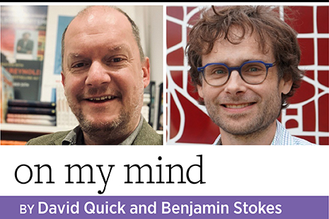 Headshots of David Quick (left) and Benjamin Stokes