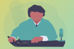 Illustration of a judge