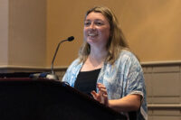 Becky Potter, Becky Potter, library experience supervisor at Calgary Public Library, shares debriefing tools the library uses to support frontline staff.