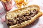 Steak with onions at Pat's Kings of Steaks