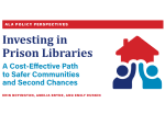 Cover of Investing in Prison Libraries report