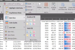 Data bars in Excel