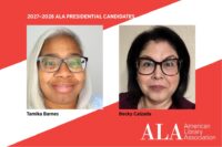 2027-2028 ALA Presidential Candidates Tamika Barnes and Becky Calzada