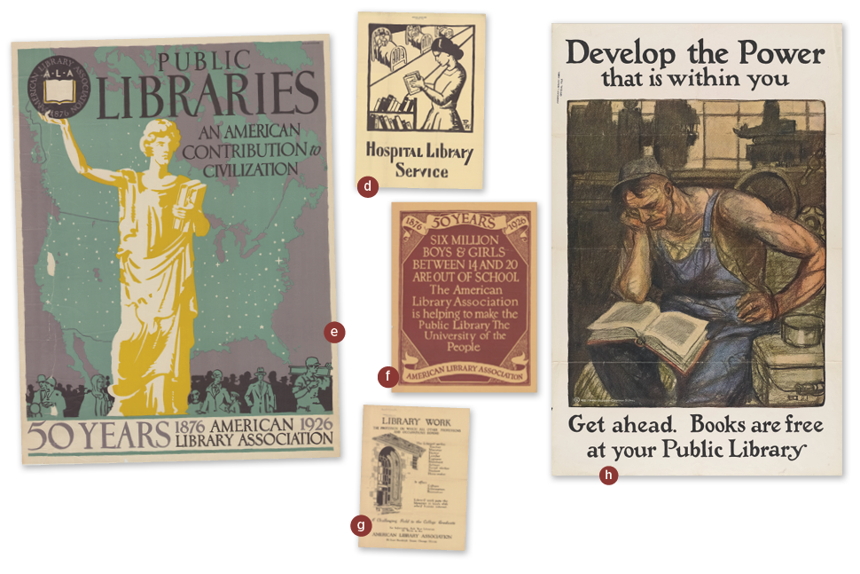 50th anniversary and early library posters