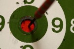 Arrow in a bullseye