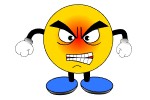 yellow enraged face
