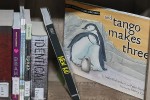 And Tango Makes Three and other frequently banned books on display at the ALA 2026 Annual Conference.