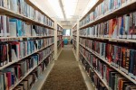 Bookshelves.